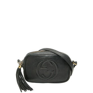 Gucci Soho Shoulder Bag Black Leather